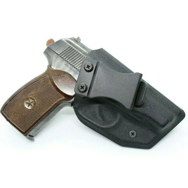 Makarov Kydex Holster Adjustable IWB Right Hand Carry Black Fit Tilt Options Inside Waistband Concealed Functionality