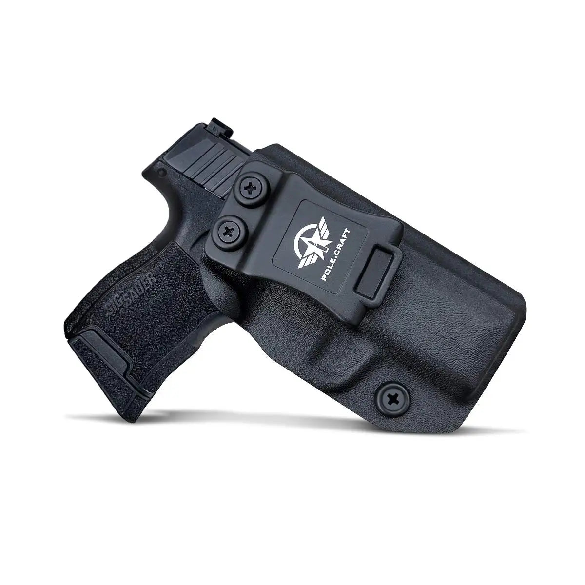 Sig Sauer P-Series Kydex Concealment Holster | Inside Waistband Kydex Concealed Carry Holster by Rounded | IWB Kydex Holster | Black