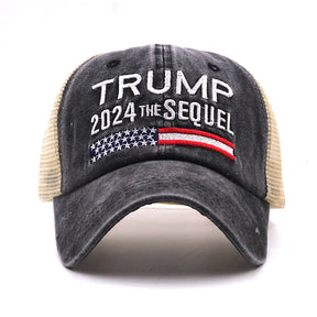 MAGA Donald Trump SEQUEL Slogan baseball Cap Adjustable 2024 Keep America Great Baseball Hat Vintage American Cap