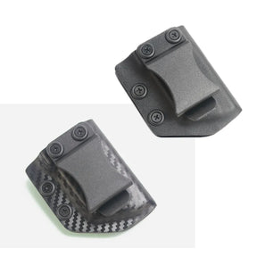 Taurus 9MM (IWB) Inside Waistband Kydex Covert Carry Holster | Posi Click Ready | IWB Concealed Kydex Holster | Carbon Fiber or Kydex | Concealed Black W/Flashlight Case