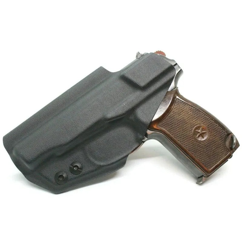 Makarov Kydex Holster Adjustable IWB Right Hand Carry Black Fit Tilt Options Inside Waistband Concealed Functionality