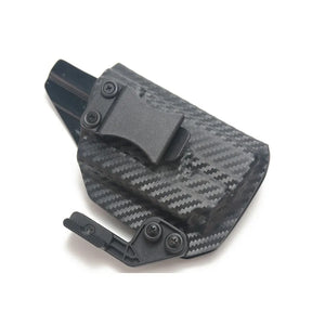 Rounded Optics/RMR Cut IWB KYDEX Holster | Claw Compatible | 'Posi-Click' Retention | Custom Fit | Adj. Cant | 100% US Made | CF BLK