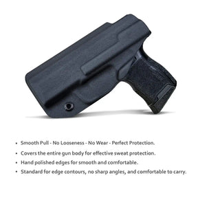 Sig Sauer P-Series Kydex Concealment Holster | Inside Waistband Kydex Concealed Carry Holster by Rounded | IWB Kydex Holster | Black