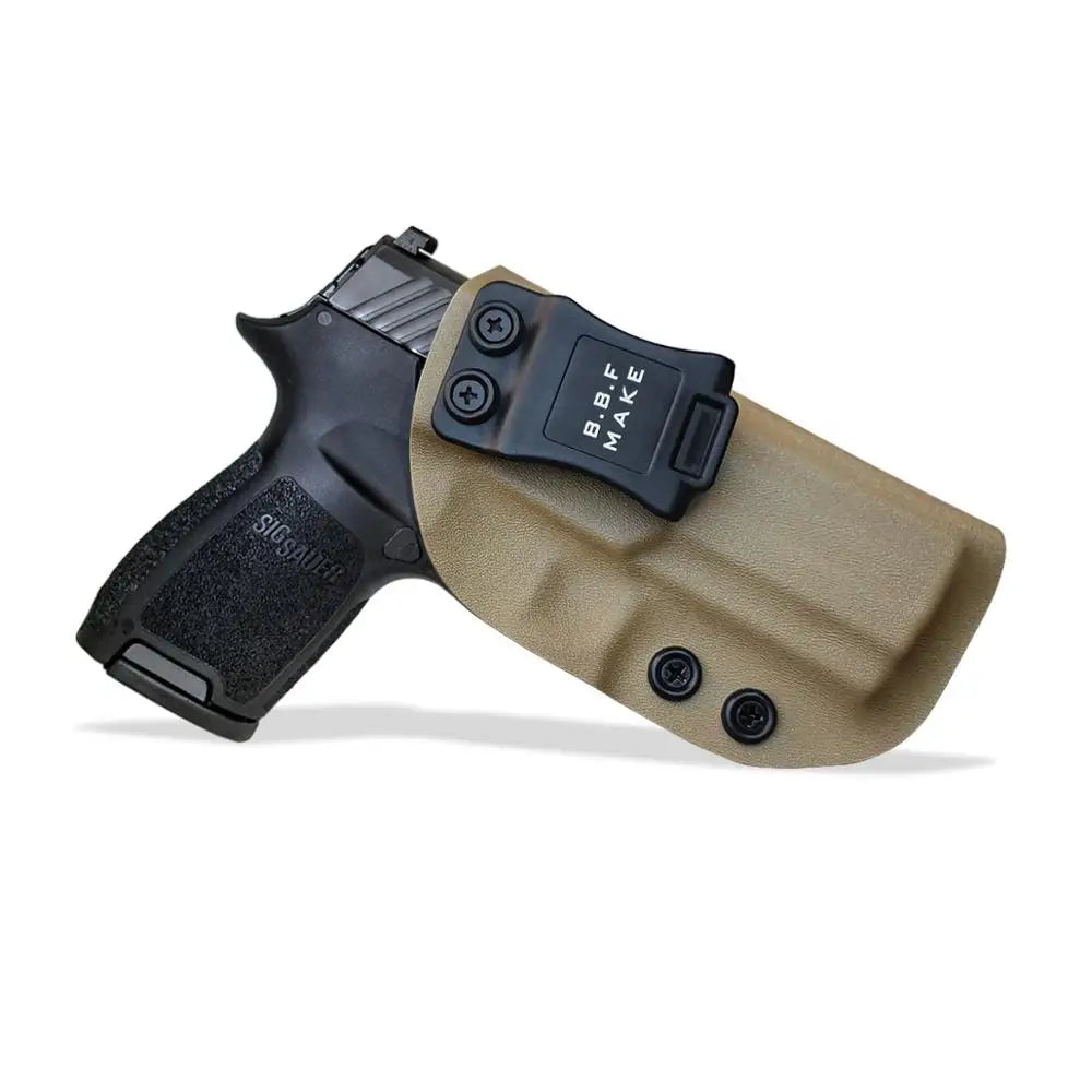 Sig Sauer P320 IWB Inside Waistband Kydex Covert Carry Holster | Posi Click Ready | IWB Concealed Kydex Holster | Carbon Fiber or Kydex | Black