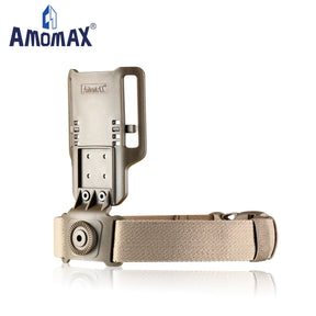 Amomax Drop Flex Adapter with Single Strap Leg Shroud for Gun Holsters