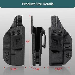 G19 Holster, IWB KYDEX Holster, Forcenter Concealed Carry Holster Compatible with Glock 19,19X,17,26,32,44,45 Gen (1-5) Pistol Right Hand Draw | Adjustable Cant & Tension | Comfortable