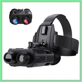 Night Vision Goggles Water Resistant Night Vision Binoculars Digital Infrared Head Mounted Night Vision Compatible with Military Tactical MICH Helmet