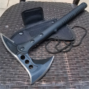 Doom Blade Camping Axe, Survival Throwing Hatchet with Sheath,Tactical Tomahawk Camping Cutting Wood Axe