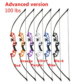 80-100lbs Straight Powerful Recurve Bows for Adults Archery Bow and Arrows Sets Hunting Adult Teens Beginner Takedown Left Handed Shooting Practice