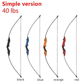 80-100lbs Straight Powerful Recurve Bows for Adults Archery Bow and Arrows Sets Hunting Adult Teens Beginner Takedown Left Handed Shooting Practice