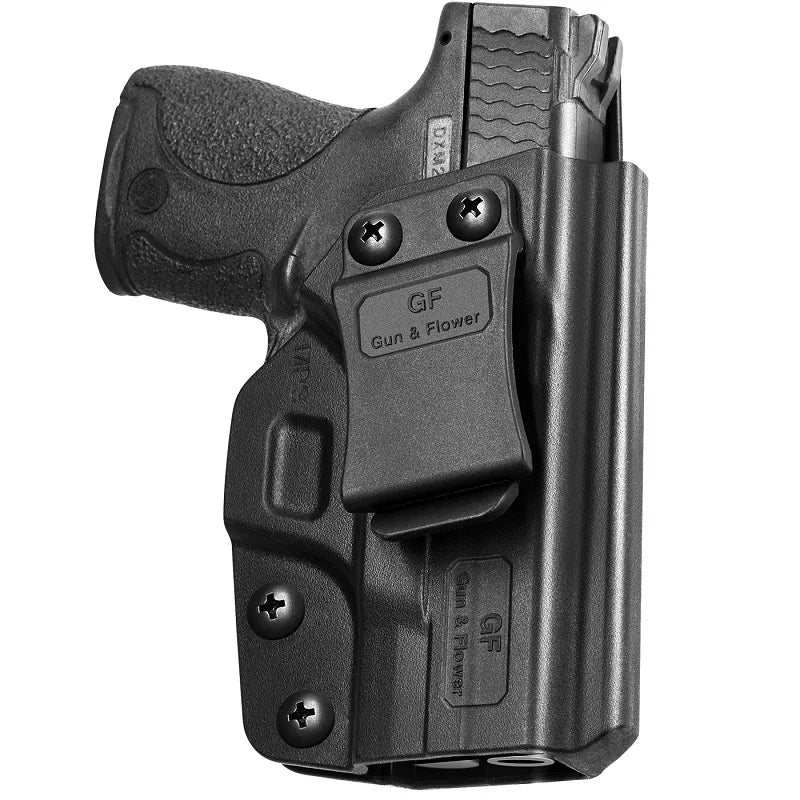 M&P Shield 9mm Holster, IWB Polymer Concealed Carry M&P Shield Holster for M&P Shield .40 3.1''| Smith and Wesson M&P Shield 9mm Holster |Adjustable Cant & Retention | Fiber-Reinforced Polymer & Kydex Available
