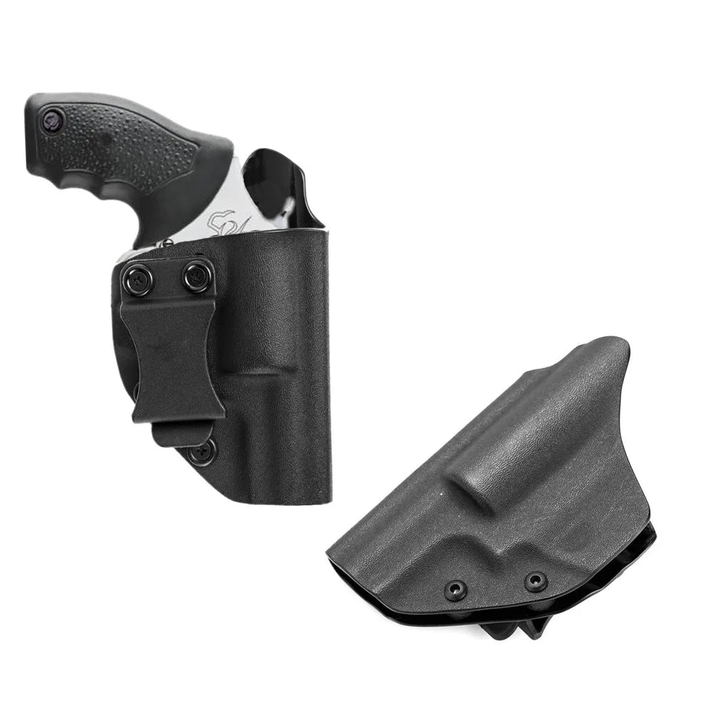 Taurus 38 (IWB) Inside Waistband Kydex Covert Carry Holster | Posi Click Ready | IWB Concealed Kydex Holster | Carbon Fiber or Kydex | Concealed Black
