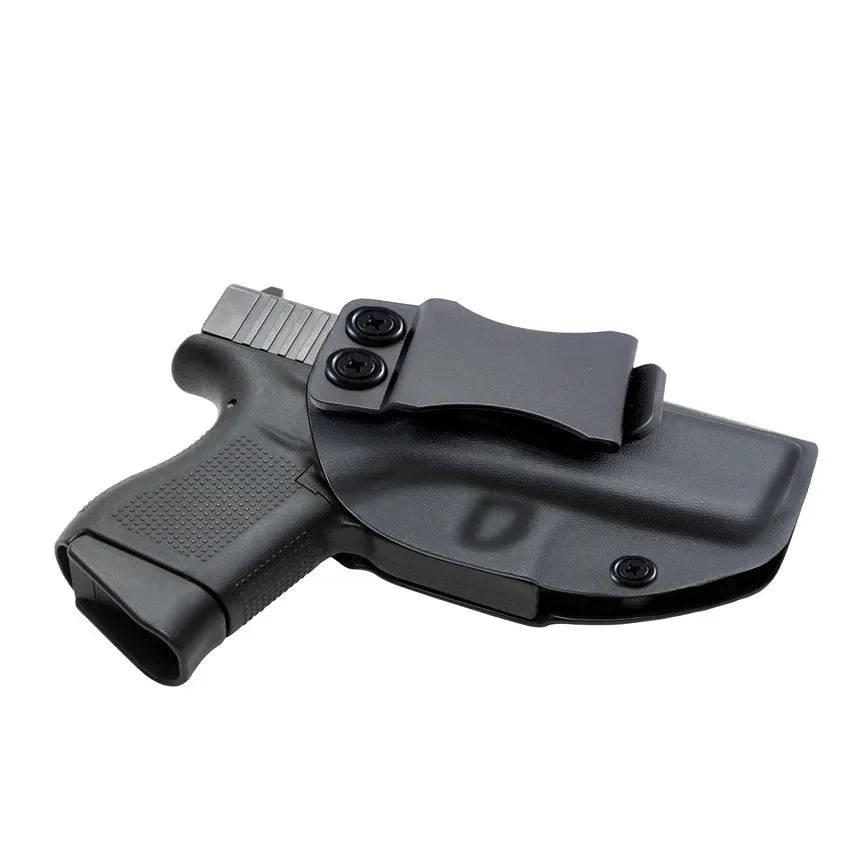 IWB Kydex Concealed Carry Holster Fits: Glock 26 (Gen 1-5) / Glock 27 Glock 33 (Gen 3-4) Pistol - Inside Waistband Concealed Carry - Adjustable Cant Retention Comfortable Wear No Slip