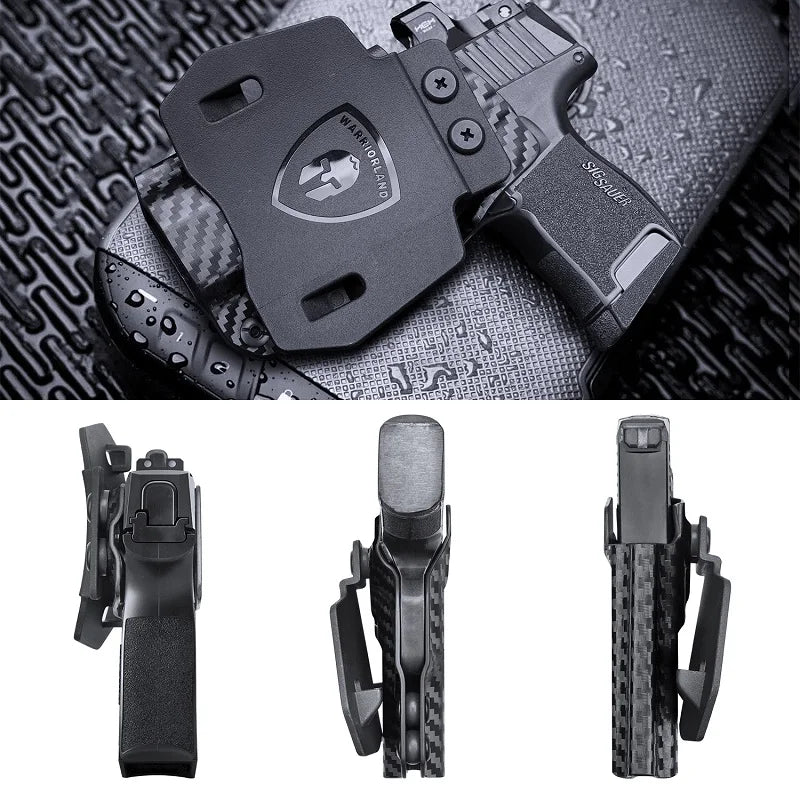Sig Sauer P365 SAS (IWB) Inside Waistband Kydex Carry Holster | Posi Click Ready | IWB Concealed Kydex Holster | Carbon Fiber or Kydex | Black