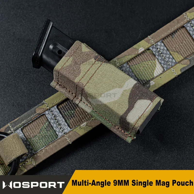 Universal 9MM Ammo Pouch Military Style Multi Angle Belt Carry