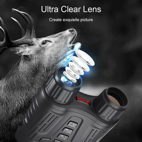 4K Night Vision Goggles, 4K Infrared Digital Binoculars, Ultra Clear Lens, 36 Megapixel Photo Resolution, 4K Video Resolution, 8X Digital Zoom, (4) Color Effects, Rechargeable Night-Vision for Darkness for Hunting & Surveillance