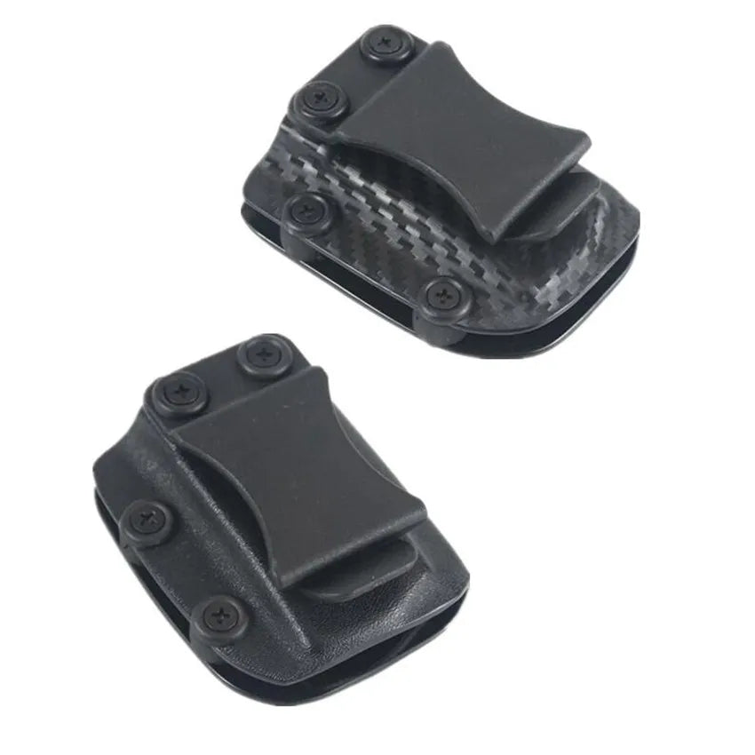 Glock 19-45 IWB Holster IWB / OWB Kydex Holster for Glock 19-45 IWB Pistol Accessories- Inside / Outside Waistband Concealed Carry - Adj. Width Height Retention Cant, Cover Mag-Button, Entrance Widened.