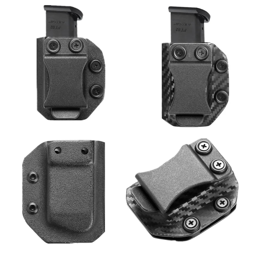Kydex IWB Canik TP9SF Concealment Express Black Holster | Inside Waistband Kydex Concealed Carry Holster by Rounded | IWB Kydex Holster | Black